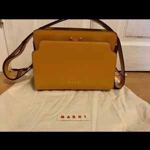 Marni reverse trunk in mustard